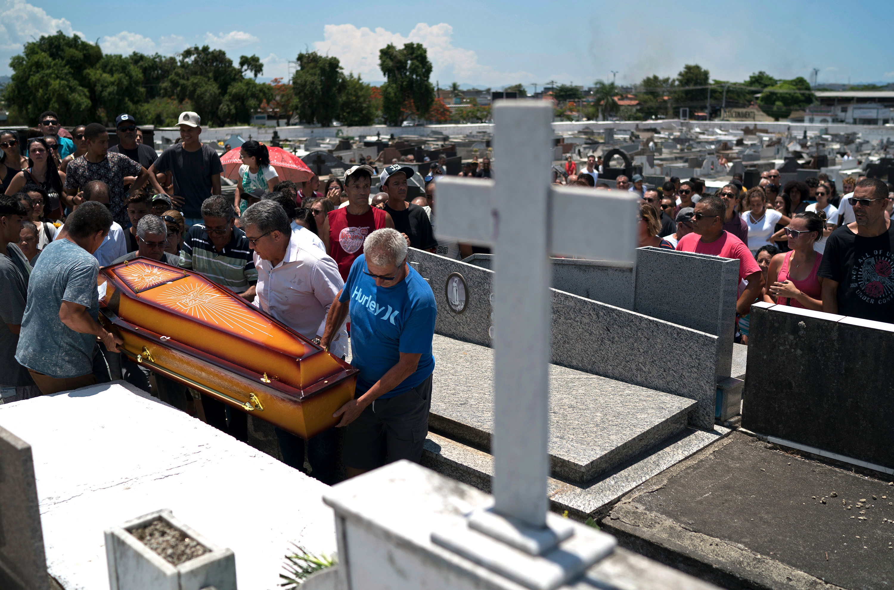 funeral of Matheus Lessa