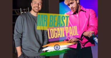 Mr Beast and logan paul in india